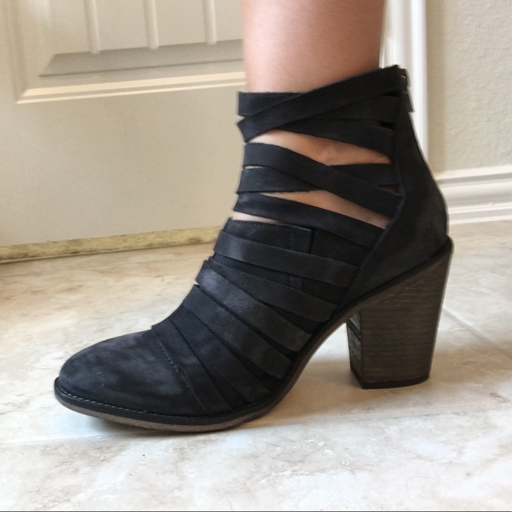 Free People strapping booties